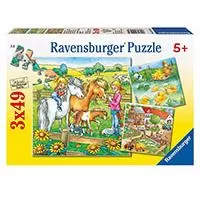 Kliknite za detalje - Ravensburger puzzle Dečije puzle - 3x49 - Životinje - Small Animals  3x49 delova RA09293