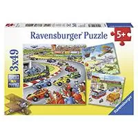 Kliknite za detalje - Ravensburger puzzle Dečije puzle - 3x49 - Saobraćaj - All On The Go 3x49 delova RA09273