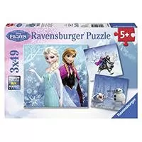 Kliknite za detalje - Ravensburger puzzle Dečije puzle - 3x49 - Disney - Frozen  3x49 delova RA09264