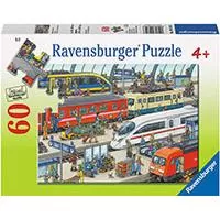 Kliknite za detalje - Ravensburger puzzle Dečije puzle - 60 - 1:1 - Railway Station - Železnička stanica  60 delova RA09610