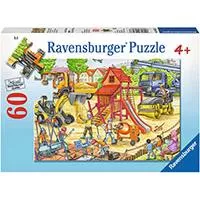 Kliknite za detalje - Ravensburger puzzle Dečije puzle - 60 - 1:1 - Building a Playground - Pravljenje igrališta za decu 60 delova RA09623