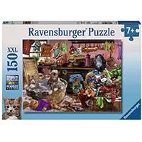 Kliknite za detalje - Ravensburger puzzle Dečije puzle - XXL - Životinje - Mace - Mačke u kuhinji 150 delova RA10031