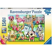 Kliknite za detalje - Ravensburger puzzle Dečije puzle - XXL - Životinje - Kučići - Pačvork kuce  150 delova RA10041