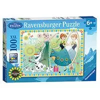 Kliknite za detalje - Ravensburger puzzle Dečije puzle - XXL - Disney - Frozen - Frozen Fever - Anna and Elsa  100 delova RA10584