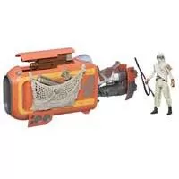 Kliknite za detalje - Star Wars Letelica Sa Figurom Reys Speeder B3675