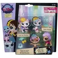 Kliknite za detalje - Hasbro Littlest Pet Shop Parovi Lulu Von Muttson i Dania Duncan A8232