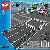 Kliknite za detalje - LEGO® City kocke - Podloge - ulica i raskrsnica 7280