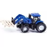 Kliknite za detalje - Siku New Holland Traktor sa viljuškom za prenos paleta 1487
