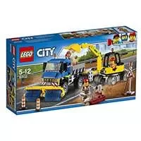 Kliknite za detalje - LEGO® City kocke Vozila - Bager i kamion za čišćenje 60152