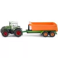 Kliknite za detalje - Siku Traktor Fendt sa kiper prikolicom 1989