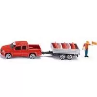 Kliknite za detalje - Siku VW Amarok Pick-up vozilo sa prikolicom 3543