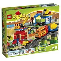 Kliknite za detalje - LEGO® DUPLO® kocke Deluxe Train Set - Vozovi-Deluks set 134 dela 10508