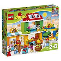 Kliknite za detalje - LEGO® DUPLO® kocke My Town - Town Square – Komšiluk 98 delova 10836