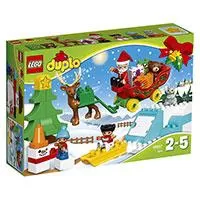 Kliknite za detalje - LEGO® DUPLO® kocke Santas Winter Holiday – Deda Mrazovi zimski praznici 45 delova 10837