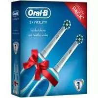 Kliknite za detalje - Oral-B Family Pack Dve električne četkice za zube Vitality 500334