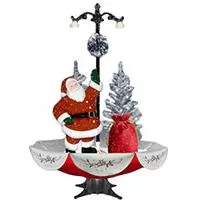 Kliknite za detalje - Novogodišnja Dekoracija 75 cm - Deda Mraz, Lampa, Sneg, Jelke, Kišobran