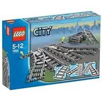 Kliknite za detalje - LEGO® City kocke Switching Tracks – Šine skretnice 8 delova 7895