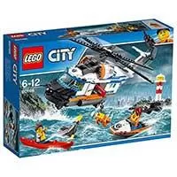 Kliknite za detalje - LEGO® City kocke Heavy-duty Rescue Helicopter - Obalska straža: Spasilački helikopter  415 delova 60166