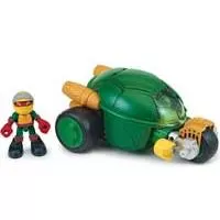 Kliknite za detalje - TMNT Nindža Kornjače Stelt motor sa figuricom 36663