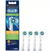 Kliknite za detalje - Oral-B rezervni nastavci za električnu četkicu za zube 4kom. Cross Action 500285