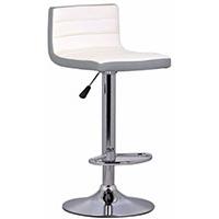 Barska Stolica Hrom-EKO Koža White-Grey