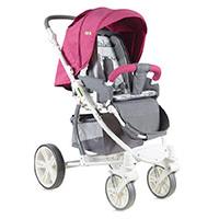 Lorelli Kolica S700 Rose and Grey Cities + Torba za mamu