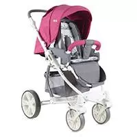 Kliknite za detalje - Lorelli Kolica S700 Rose and Grey Cities + Torba za mamu