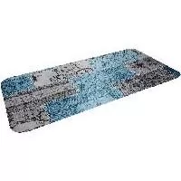 Kliknite za detalje - Prostirka za kupatilo Patchwork  60x100 plava