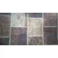 Kliknite za detalje - Prostirka za kupatilo Patchwork  60x100 braon