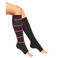 Zip sox - Kompresione čarape sa ziperom crne S-M