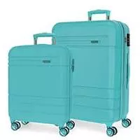 Kliknite za detalje - Set ABS kofera 68/55cm Movom Galaxy turquoise 59895
