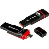 Kliknite za detalje - USB Flash Memorija Transcend Jet Flash USB A+microB TS64GJF340 64GB