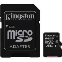 Kliknite za detalje - Micro SD memorijska kartica sa adapterom 64GB Kingston SDC10G2/64GB