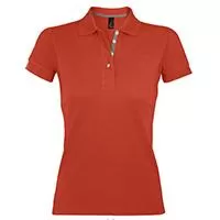 Kliknite za detalje - Sols Ženska majica sa kragnom i kratkim rukavima vel. S Portland Women Burnt Orange 00575