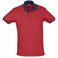 Kliknite za detalje - Muška majica sa kragnom veličina XL Sols Prince Red/French Navy 11369
