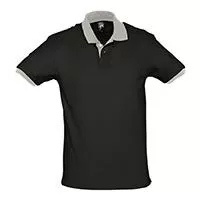 Kliknite za detalje - Muška majica sa kragnom veličina M Sols Prince Black/Grey 11369