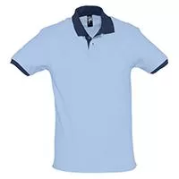 Kliknite za detalje - Muška majica sa kragnom veličina XXL Sols Prince Sky Blue/French Navy 11369