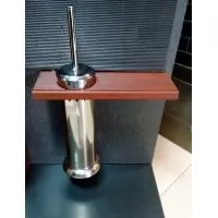 Kliknite za detalje - WC četka od inoksa na tikovini