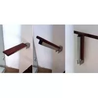 Kliknite za detalje - Rukohvat za kupatila od tikovine 35cm