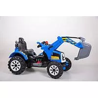 Kliknite za detalje - Plavi Traktor - Bager na elektromotorni pogon za decu