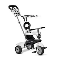 Kliknite za detalje - Smart Trike Tricikl VANILLA 4 u 1 Crno-beli