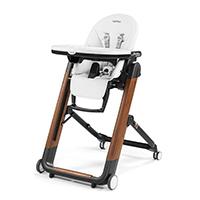 Peg-Perego Stolica za hranjenje SIESTA WOOD 2 u 1 Bianco