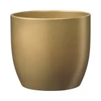 Kliknite za detalje - Soendgen keramička saksija Basel glamour 14cm zlatna