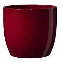 Soendgen keramička saksija Basel 12cm bordo