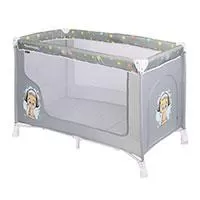 Kliknite za detalje - Lorelli Prenosivi krevetac za bebe San Remo Grey Cute Kitten