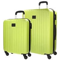 Kliknite za detalje - Pepe Jeans Putni koferi polikarbonat 55cm/67cm Color Stripes Verde Lima 74879