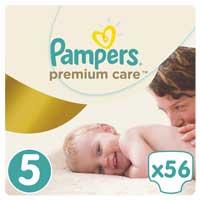 Kliknite za detalje - Pelene Pampers Premium Care JP5 junior 11-18kg 56 kom.