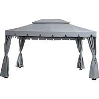 Kliknite za detalje - Gazebo Paviljon Royal 3 x 4 m Sa Zavesama - Grey