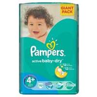 Kliknite za detalje - Pelene Pampers Active GP 4+ Maxi plus 9-16kg 70 kom.