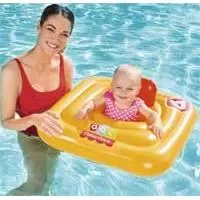Kliknite za detalje - Bestway Četvrtasto plutajuće sedište na naduvavanje za bebe 38342